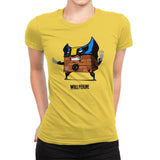 Wallverine  - Womens Premium T-Shirts RIPT Apparel Small / Vibrant Yellow