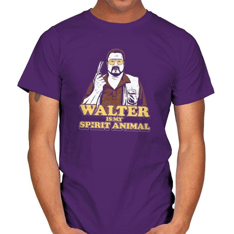 Walter is my Spirit Animal Exclusive - Mens T-Shirts RIPT Apparel Small / Purple