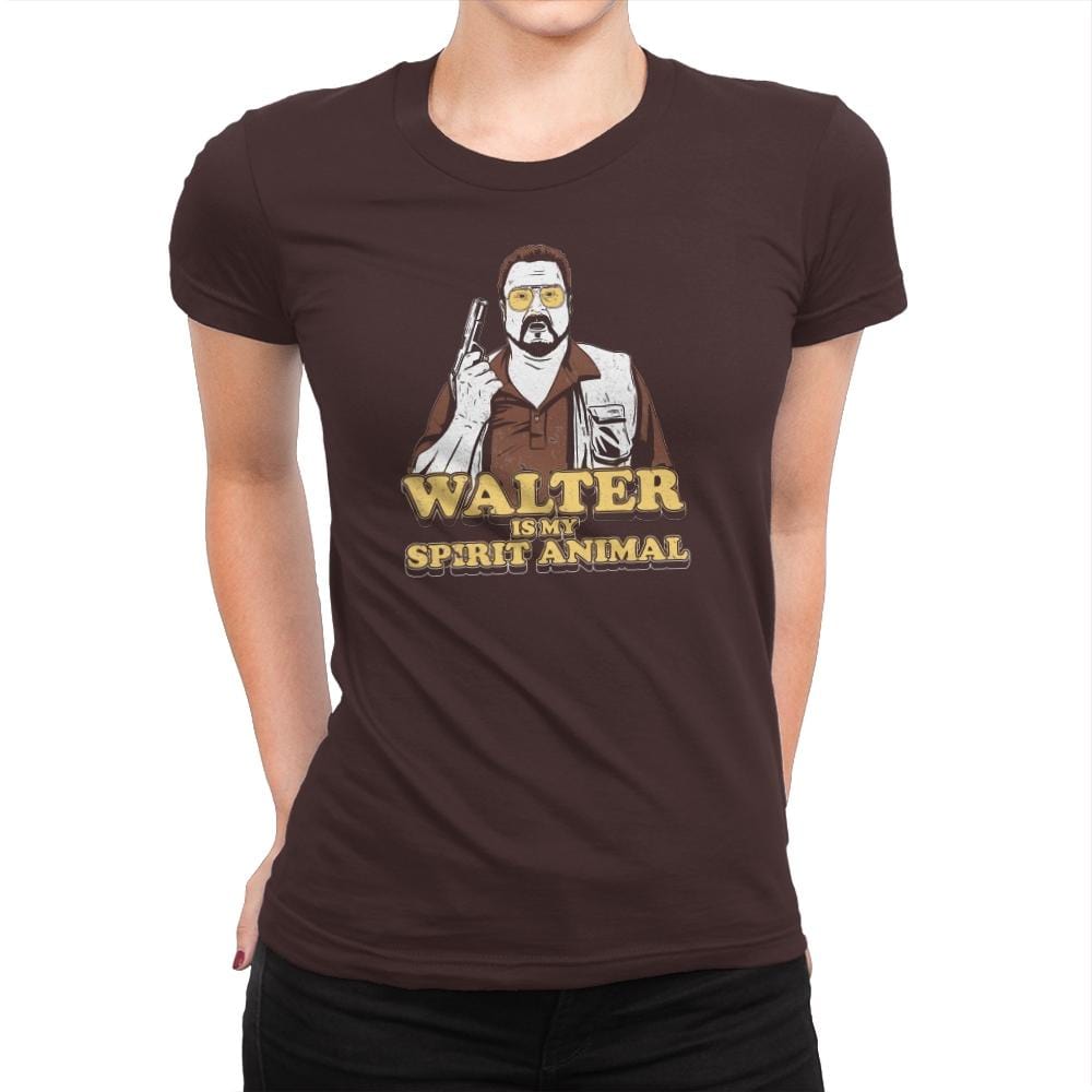 Walter is my Spirit Animal Exclusive - Womens Premium T-Shirts RIPT Apparel Small / Dark Chocolate