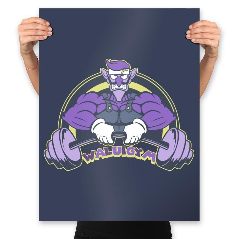 Waluigym - Prints Posters RIPT Apparel 18x24 / Navy