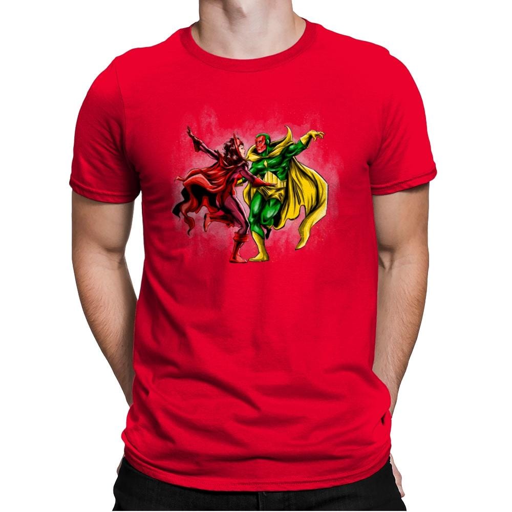 Wanda La Land - Mens Premium T-Shirts RIPT Apparel Small / Red