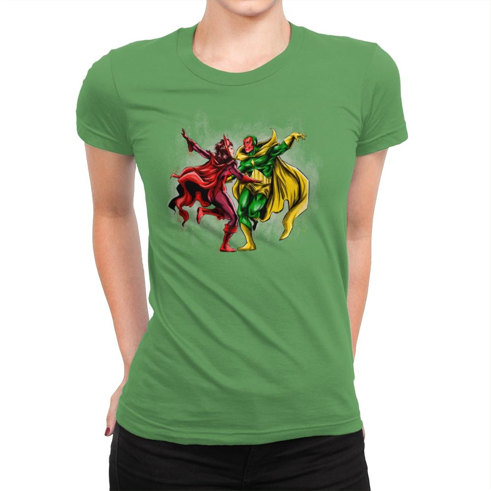 Wanda La Land - Womens Premium T-Shirts RIPT Apparel Small / Kelly