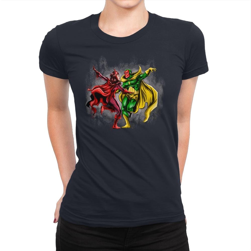 Wanda La Land - Womens Premium T-Shirts RIPT Apparel Small / Midnight Navy