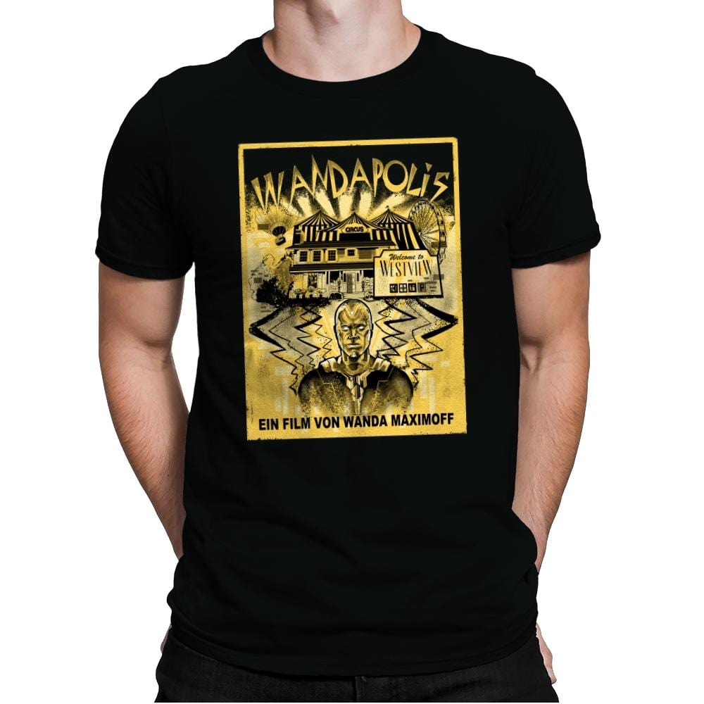 Wandapolis - Mens Premium T-Shirts RIPT Apparel Small / Black