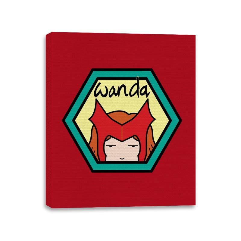 Wandaria - Canvas Wraps Canvas Wraps RIPT Apparel 11x14 / Red