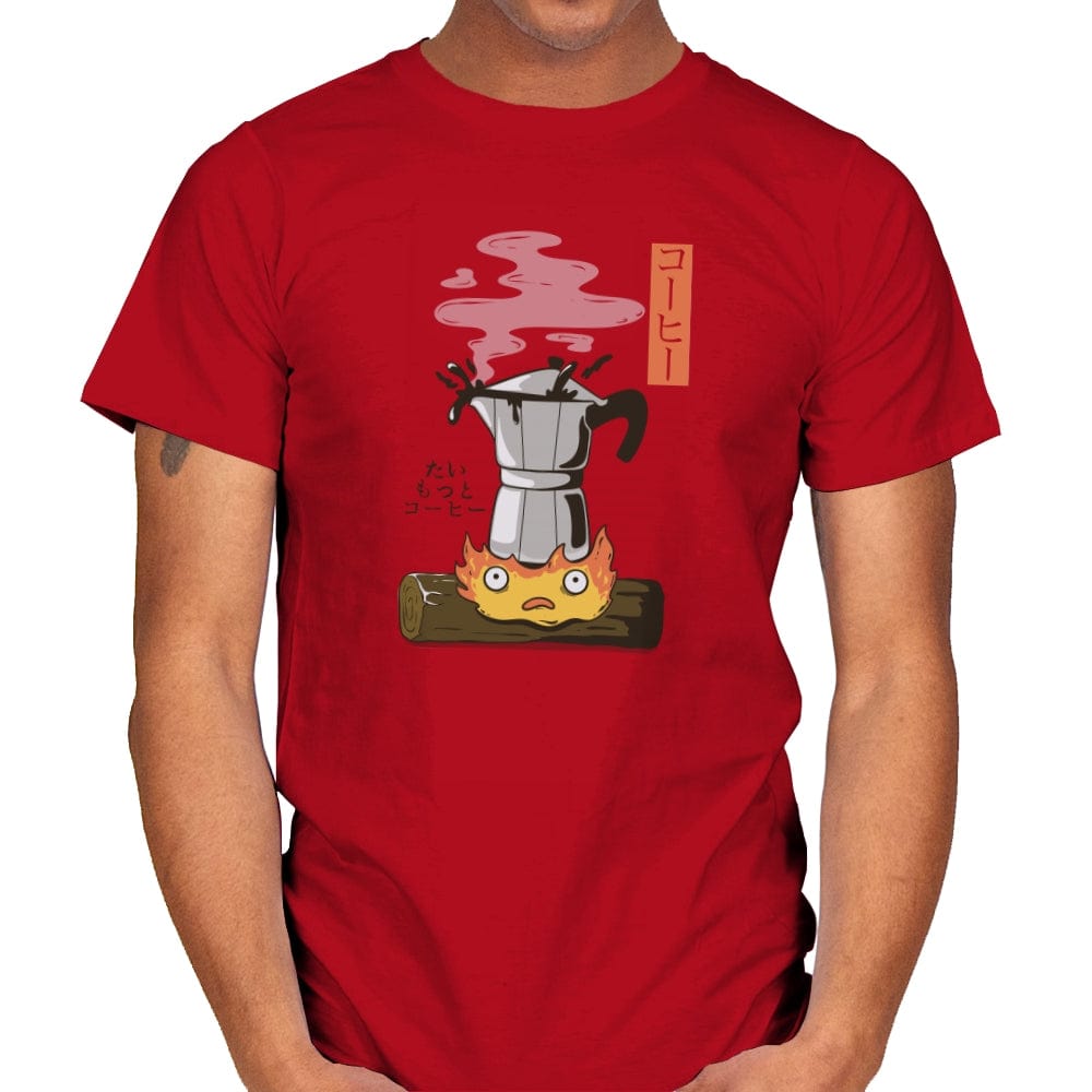 Want More Coffee - Mens T-Shirts RIPT Apparel Small / Red
