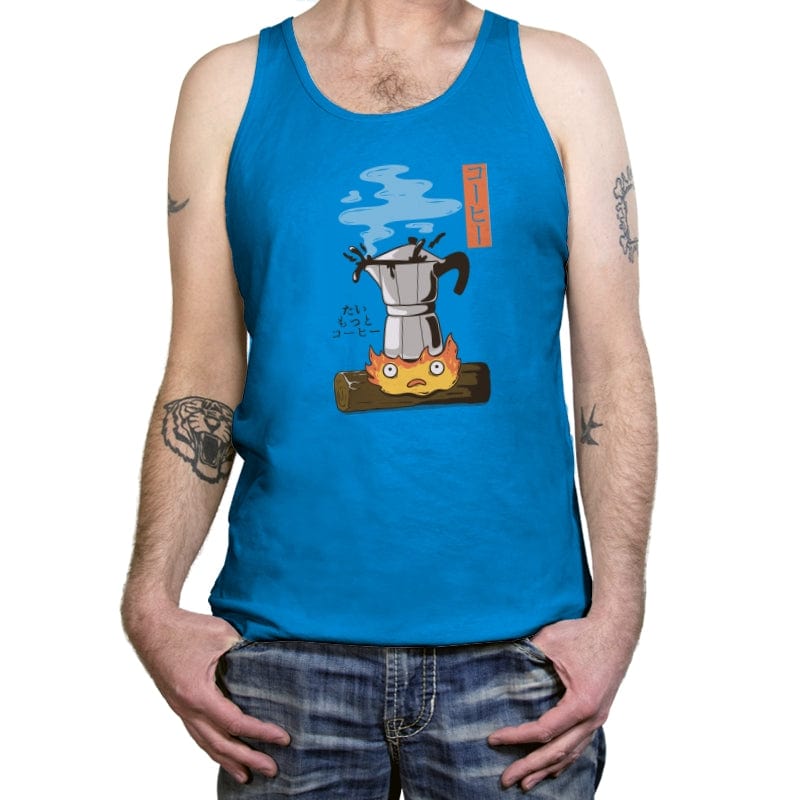 Want More Coffee - Tanktop Tanktop RIPT Apparel X-Small / Teal