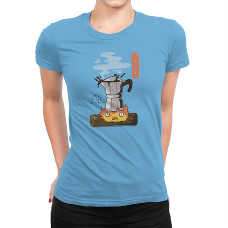 Want More Coffee - Womens Premium T-Shirts RIPT Apparel Small / Turquoise