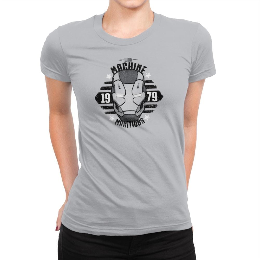 War Munitions Exclusive - Womens Premium T-Shirts RIPT Apparel 3x-large / Heather Grey