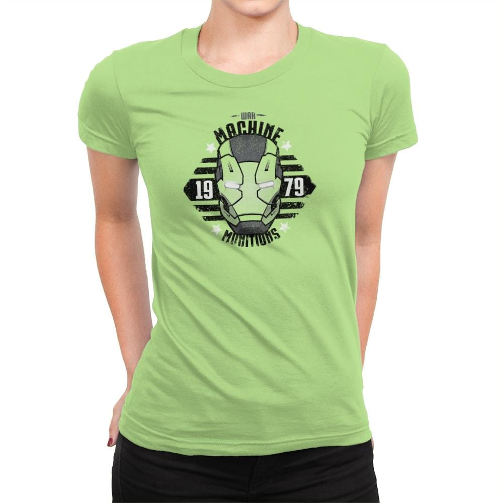 War Munitions Exclusive - Womens Premium T-Shirts RIPT Apparel Small / Mint