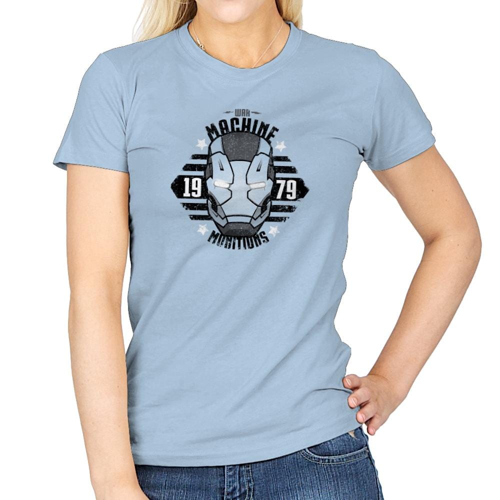 War Munitions Exclusive - Womens T-Shirts RIPT Apparel Small / Light Blue