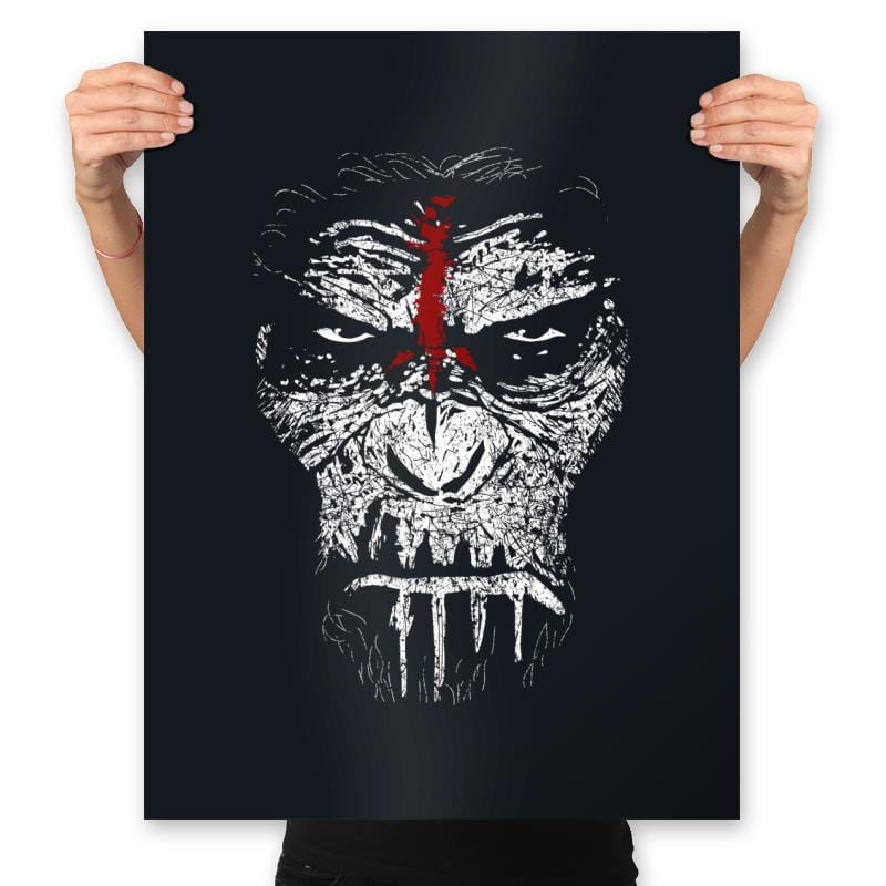 War Paint - Prints Posters RIPT Apparel 18x24 / Black