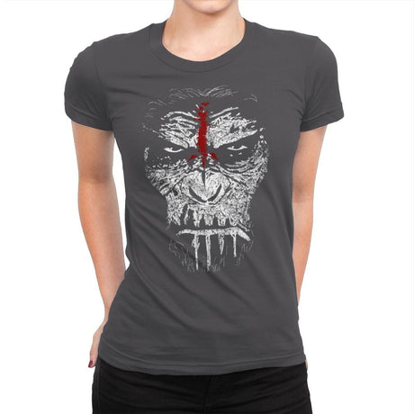 War Paint - Womens Premium T-Shirts RIPT Apparel Small / Heavy Metal