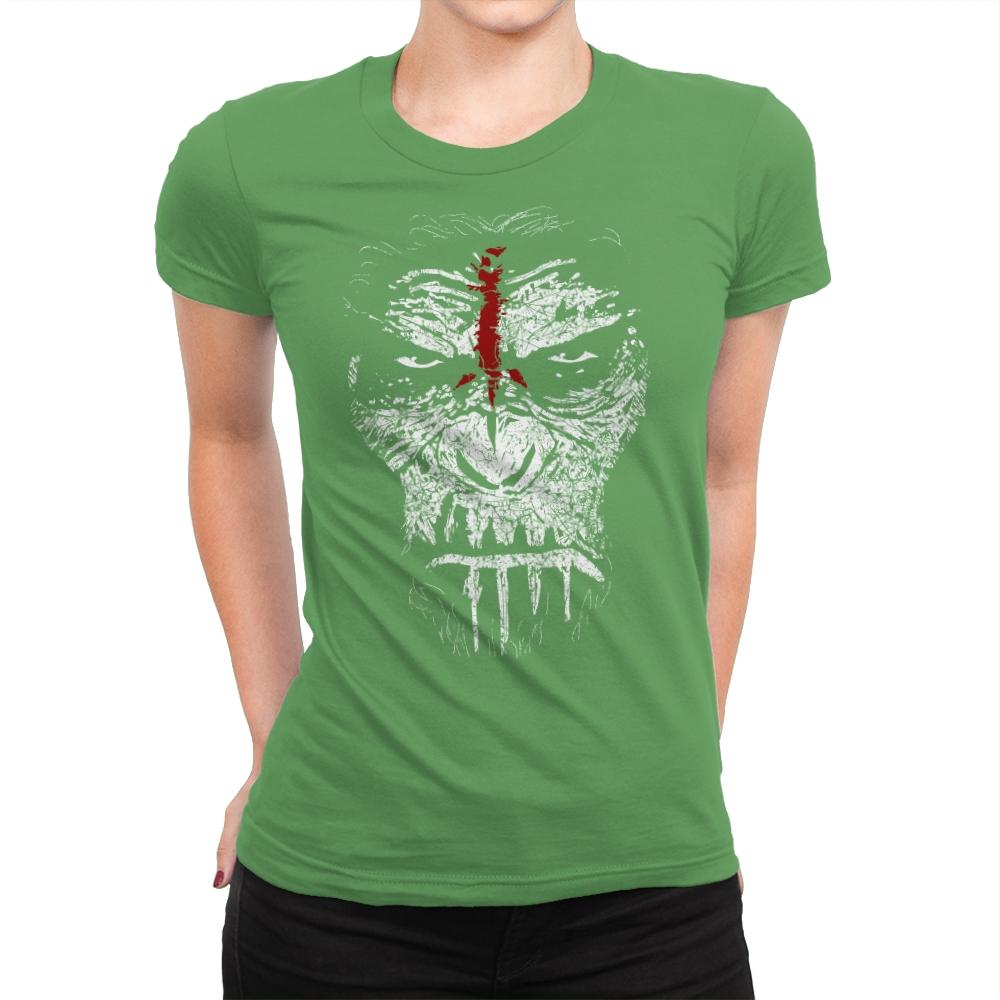 War Paint - Womens Premium T-Shirts RIPT Apparel Small / Kelly