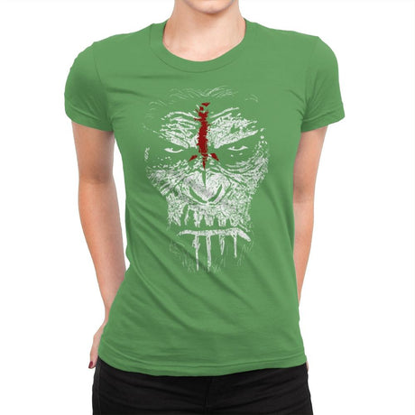 War Paint - Womens Premium T-Shirts RIPT Apparel Small / Kelly