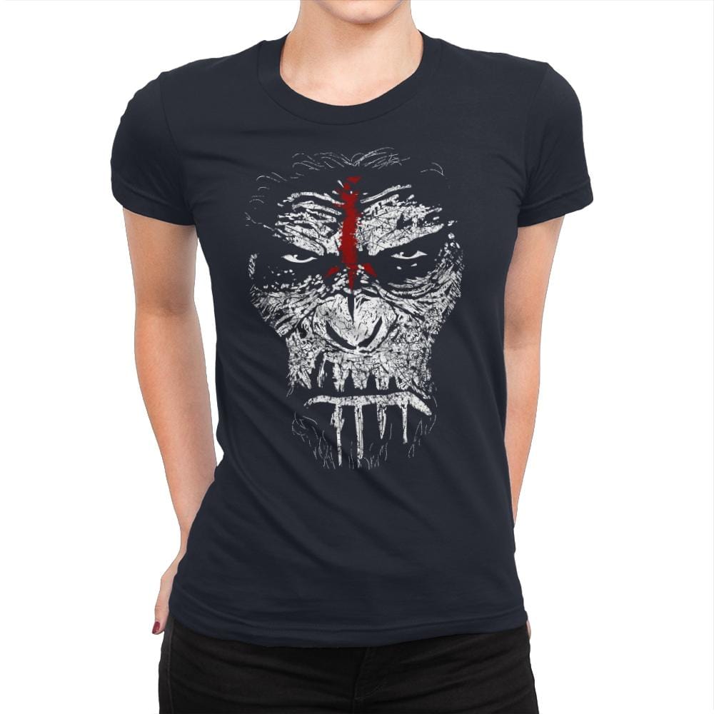 War Paint - Womens Premium T-Shirts RIPT Apparel Small / Midnight Navy