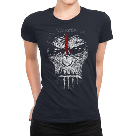War Paint - Womens Premium T-Shirts RIPT Apparel Small / Midnight Navy