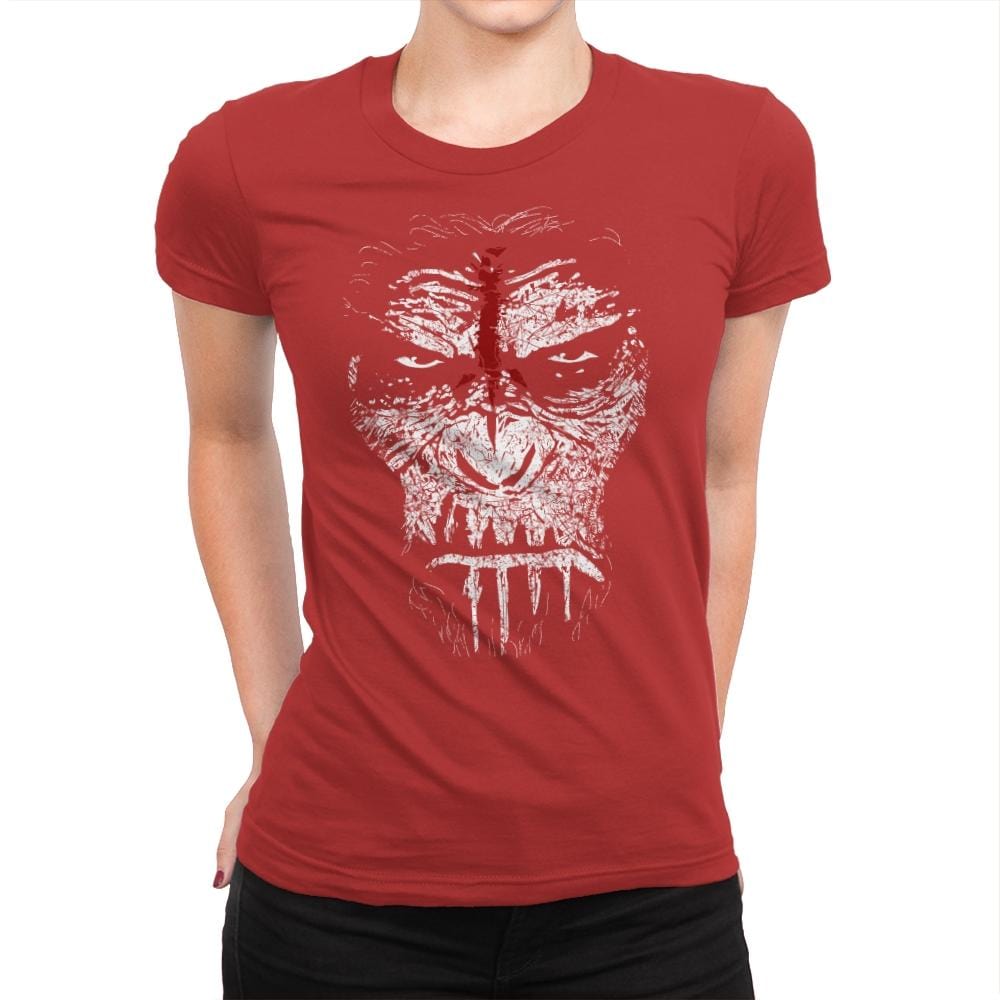 War Paint - Womens Premium T-Shirts RIPT Apparel Small / Red