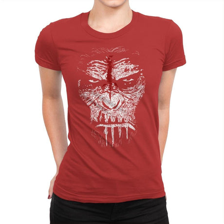 War Paint - Womens Premium T-Shirts RIPT Apparel Small / Red