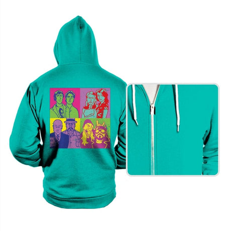 Warholrats - Hoodies Hoodies RIPT Apparel Small / Teal