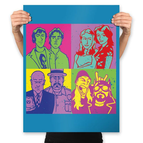 Warholrats - Prints Posters RIPT Apparel 18x24 / Sapphire