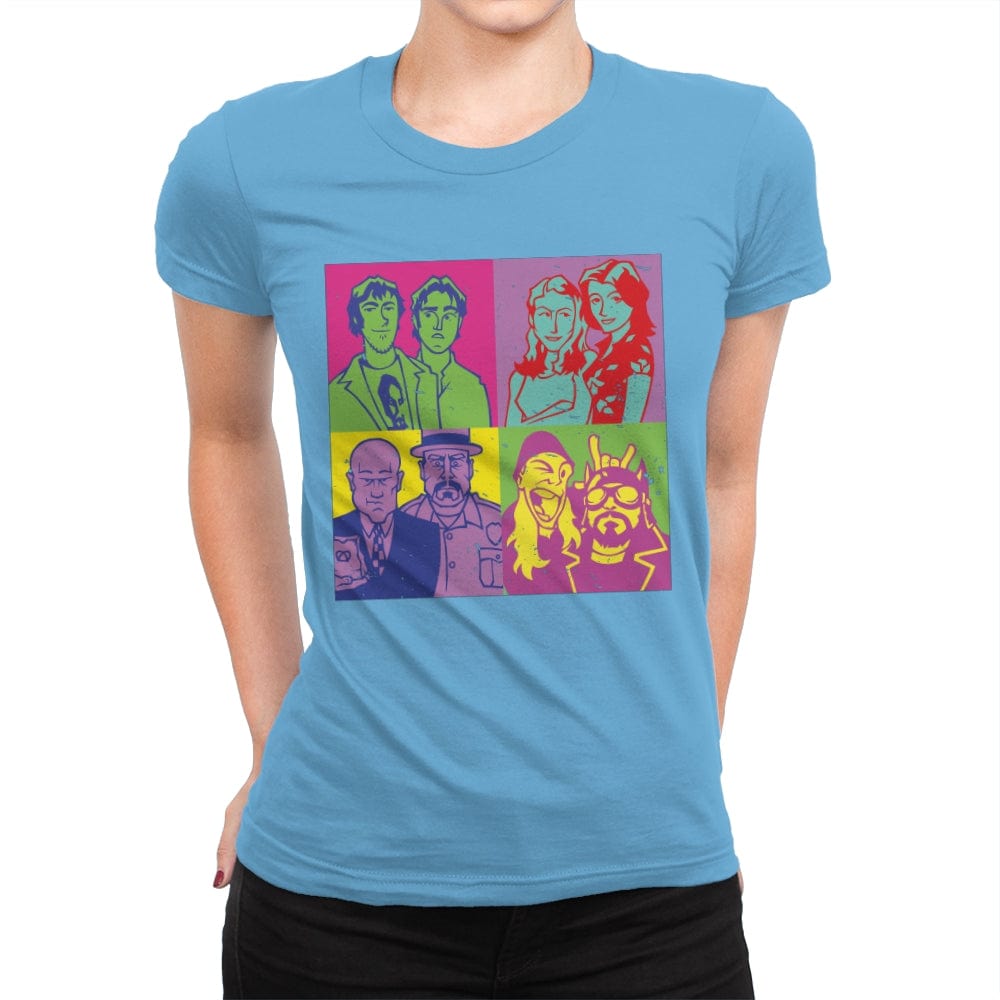 Warholrats - Womens Premium T-Shirts RIPT Apparel Small / Turquoise