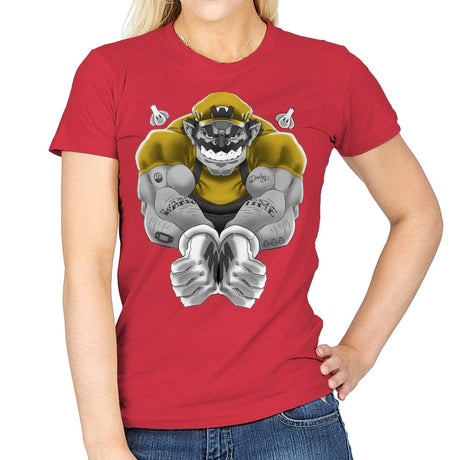 Wario Time - Womens T-Shirts RIPT Apparel Small / Red