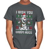 Warm Hugs! - Mens T-Shirts RIPT Apparel Small / Charcoal