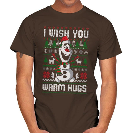 Warm Hugs! - Mens T-Shirts RIPT Apparel Small / Dark Chocolate