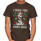 Warm Hugs! - Mens T-Shirts RIPT Apparel Small / Dark Chocolate