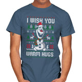 Warm Hugs! - Mens T-Shirts RIPT Apparel Small / Indigo Blue