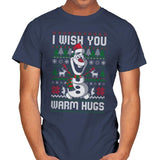 Warm Hugs! - Mens T-Shirts RIPT Apparel Small / Navy