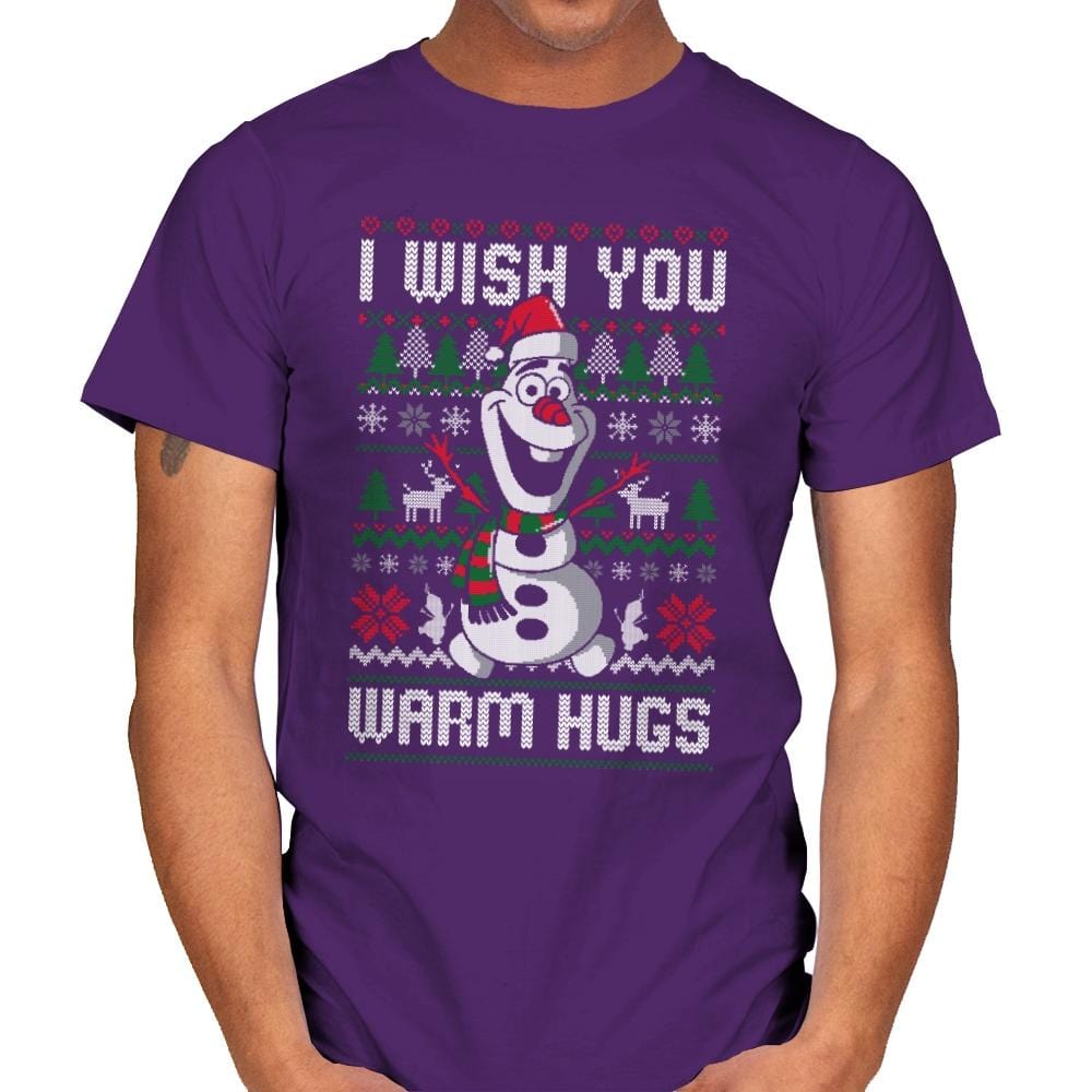 Warm Hugs! - Mens T-Shirts RIPT Apparel Small / Purple