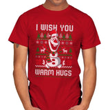 Warm Hugs! - Mens T-Shirts RIPT Apparel Small / Red