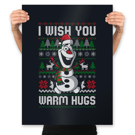 Warm Hugs! - Prints Posters RIPT Apparel 18x24 / Black