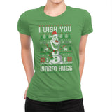 Warm Hugs! - Womens Premium T-Shirts RIPT Apparel Small / Kelly Green
