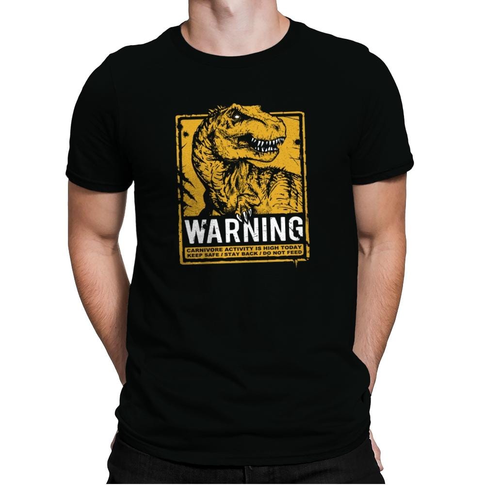 Warning: Carnivore - Mens Premium T-Shirts RIPT Apparel Small / Black