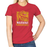 Warning: Carnivore - Womens T-Shirts RIPT Apparel Small / Red