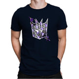 Warper Tessellation - 80s Blaarg - Mens Premium T-Shirts RIPT Apparel Small / Midnight Navy