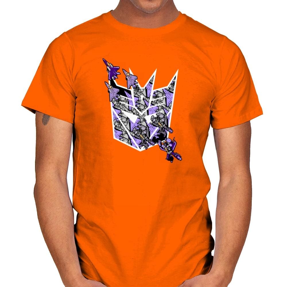 Warper Tessellation - 80s Blaarg - Mens T-Shirts RIPT Apparel Small / Orange