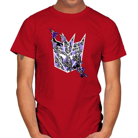 Warper Tessellation - 80s Blaarg - Mens T-Shirts RIPT Apparel Small / Red