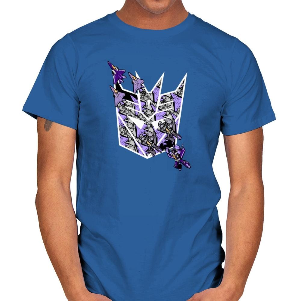 Warper Tessellation - 80s Blaarg - Mens T-Shirts RIPT Apparel Small / Royal