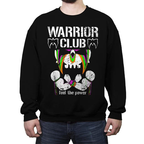 Warrior Club - Crew Neck Sweatshirt Crew Neck Sweatshirt RIPT Apparel Small / Black