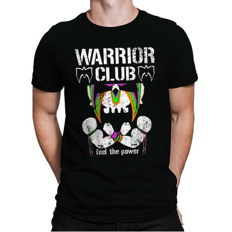 WARRIOR CLUB Exclusive - Mens Premium T-Shirts RIPT Apparel Small / Black