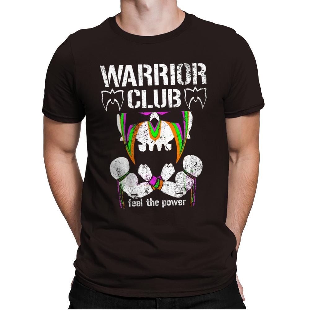 WARRIOR CLUB Exclusive - Mens Premium T-Shirts RIPT Apparel Small / Dark Chocolate