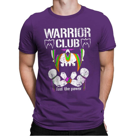 WARRIOR CLUB Exclusive - Mens Premium T-Shirts RIPT Apparel Small / Purple Rush