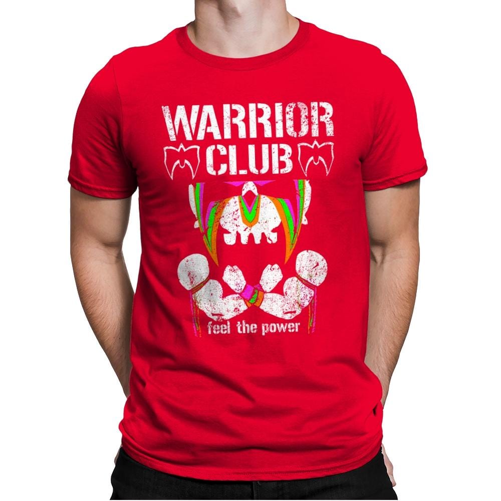 WARRIOR CLUB Exclusive - Mens Premium T-Shirts RIPT Apparel Small / Red