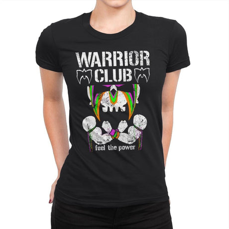 WARRIOR CLUB Exclusive - Womens Premium T-Shirts RIPT Apparel Small / Black
