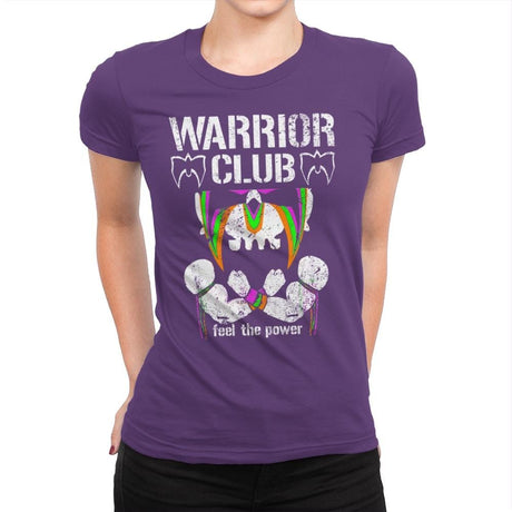 WARRIOR CLUB Exclusive - Womens Premium T-Shirts RIPT Apparel Small / Purple Rush