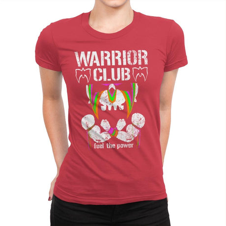 WARRIOR CLUB Exclusive - Womens Premium T-Shirts RIPT Apparel Small / Red